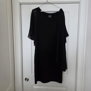 Adrianna Papell Black Asymmetrical Dress